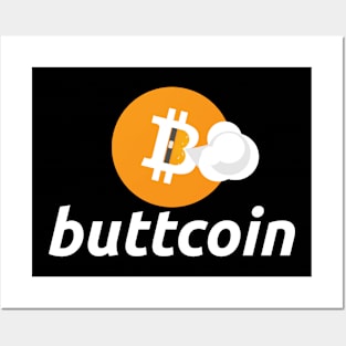 Buttcoin Posters and Art